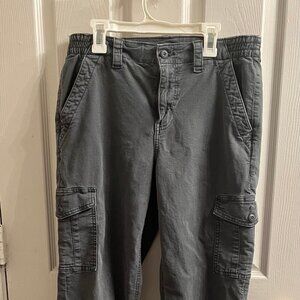 American Eagle Olive Green Mid Rise Cargo Pants